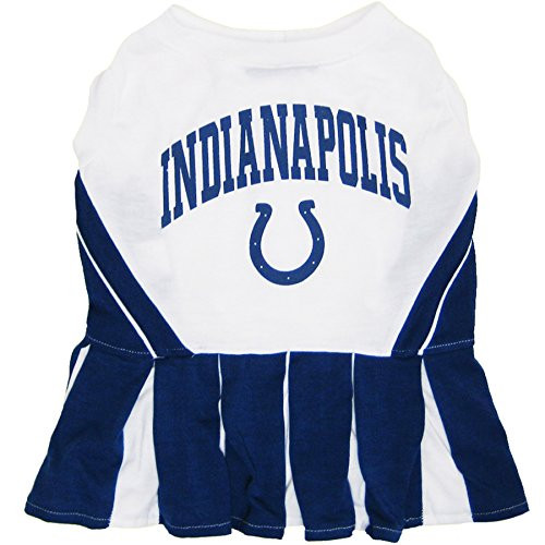 Indianapolis Colts NFL Cheerleader Dress For Dogs - Size X-Small