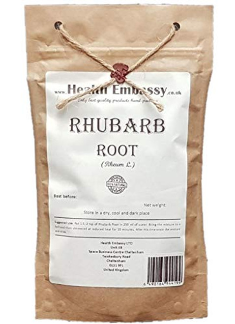 Rhubarb Root Rheum L_ - Rhei Radix Health Embassy - 100 Natural Loose Herbal Tea 100g