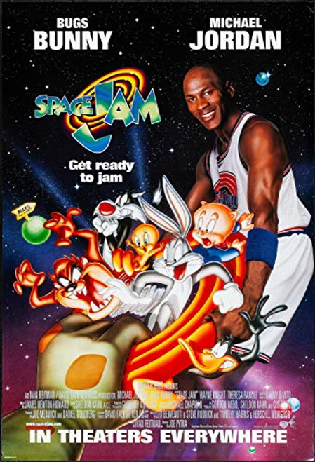Sweetums Signatures Space Jam Poster Movie F Michael Jordan Bill Murray Wayne Knight Theresa Randle MasterPoster Print 24 x 36 inch60 x 91_5 cm Frameless Gift Rolled