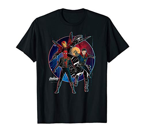 Marvel Infinity War Iron Man Team-Up Tech Graphic T-Shirt Marvel Infinity War Iron Man Team-Up Tech Graphic T-Shirt