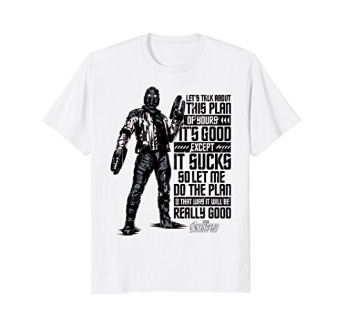 Marvel Infinity War Star-Lord The Plan Graphic T-Shirt