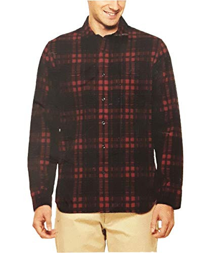 Grayers Mens Heritage Flannels Long Sleeve M Red Medium Red