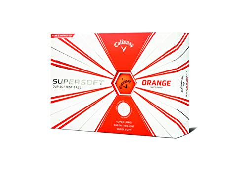 Callaway Golf Supersoft Golf Balls Matte Orange