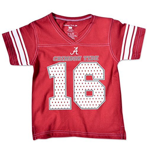 NCAA Alabama Crimson Tide Toddler Football Tee 3 Toddler Cardinal