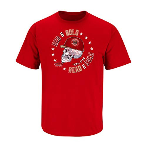 San Francisco Football Fans_ Red   Gold Til Im Dead and Cold Red T-Shirt Sm-5X Short Sleeve Medium