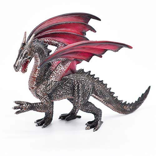CZYY D D Black Dragon Miniature Pre-Painted 7_5 Long 28mm Scale Monster Mini Model for Dungeons and Dragons Pathfinder or Any Tabletop RPG