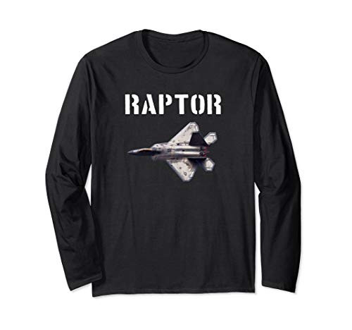 F-22 Raptor FIGHTER PLANE T SHIRT USA Long Sleeve T-Shirt