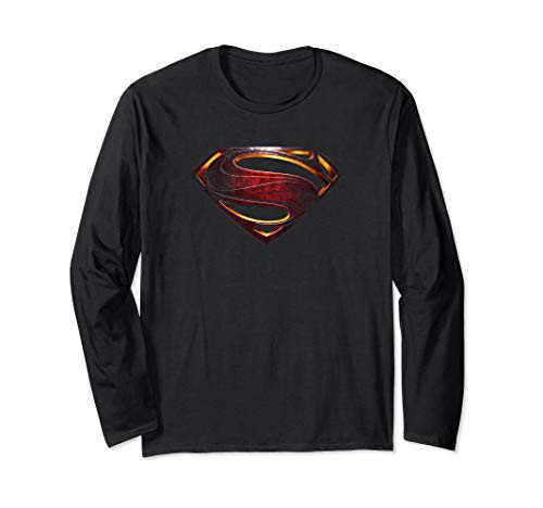 Justice League Movie Superman Logo Long Sleeve T-Shirt
