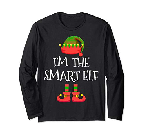 IM THE Smart ELF Tee Christmas Xmas Funny Elf Group Costume Long Sleeve T-Shirt