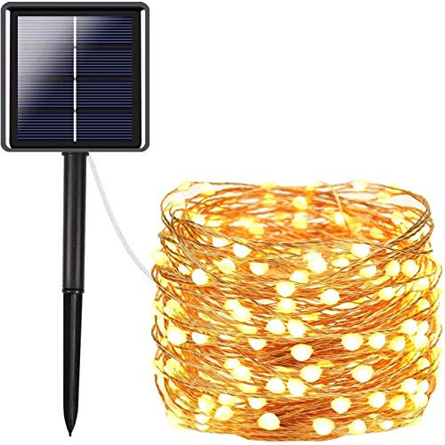 Albelt Upgraded Solar Christmas Lights 200 LED Solar Lights Outdoor String Waterproof Copper Wire 8 Modes Fairy Lights for Wedding Patio Garden Yard Party Warm White Albelt Upgraded Solar Christmas Lights 200 LED Solar Lights Outdoor String Waterproof Copper Wire 8 Modes Fairy Lights for Wedding Patio Garden Yard Party Warm White