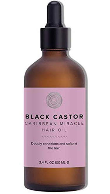 Hairprint - Organic Black Castor Oil Caribbean Miracle Hair Oil Clean Non-Toxic Haircare 3_4 fl oz 100 ml Hairprint - Organic Black Castor Oil Caribbean Miracle Hair Oil Clean Non-Toxic Haircare 3_4 fl oz 100 ml