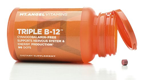 Mt_ Angel Vitamins - Triple B-12 Dots Supports Nervous System   Energy Production 90 Dots