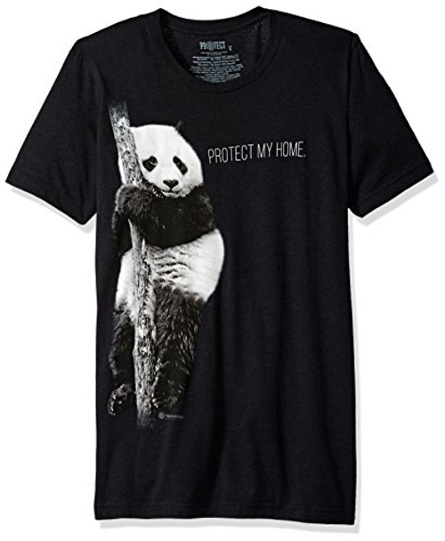 The Mountain Panda Protect Home Adult T-Shirt Black XL The Mountain Panda Protect Home Adult T-Shirt Black XL