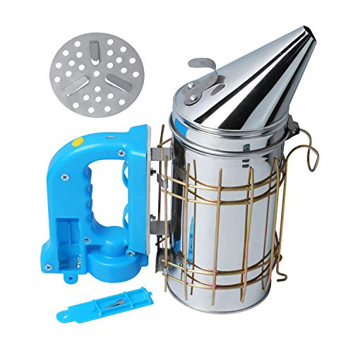 Podoy Electric Bee Hive Smoker for Beekeeper with USB Interface Dual Purpose Stainless Steel Bee Hive Smoker with Heat Shield Beekeeping Beehive Equipment Podoy Electric Bee Hive Smoker for Beekeeper with USB Interface Dual Purpose Stainless Steel Bee Hive Smoker with Heat Shield Beekeeping Beehive Equipment
