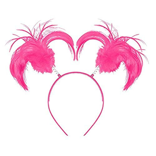 amscan Pink Ponytail Headbands Party Accessory 12 Ct_