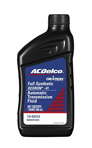 ACDelco 10-9243 Professional Dexron VI Full Synthetic Automatic Transmission Fluid - 1 qt