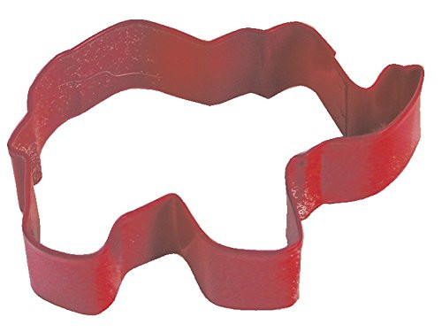 CybrTrayd R&M Elephant Durable Cookie Cutter, 3.5-Inch, Red, Bulk Lot of 12