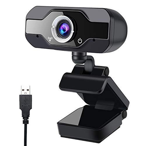 Webcam with Microphone 1080P HD Webcam for Computers PC Laptop USB Plug and Play Streaming Webcam for Recording Conference Calling Gaming USB Web Camera SkypeYouTubeZoomFacetime