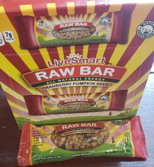 Raw Cranberry Pumpkin Seeds bars Raw Cranberry Pumpkin Seeds bars