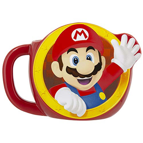 Super Mario Mug Oversized Ceramic Coffee Mug 600 ml Officially Licensed Nintendo Merchandise