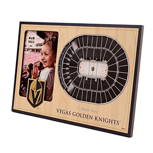 NHL Vegas Golden Knights 3D StadiumViews Picture Frame NHL Vegas Golden Knights 3D StadiumViews Picture Frame