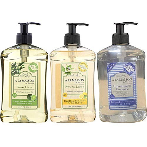 A La Maison Liquid Soap Provence Lemon Yuzu Lime Hypoallergenic Unscented 16_9 Oz Each A La Maison Liquid Soap Provence Lemon Yuzu Lime Hypoallergenic Unscented 16_9 Oz Each