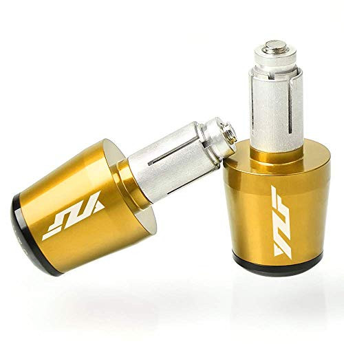 22mm 78 motorcycle Handlebar Plugs End Caps For Yamaha YZF R1 R6 R125 R6S R25 R3 600R gold