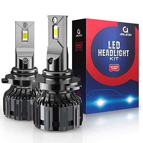 AOLEAD 9006HB4 LED Headlight Bulbs 60W 12000 Lumens Super Bright 6000K CSP Chips Conversion Kit