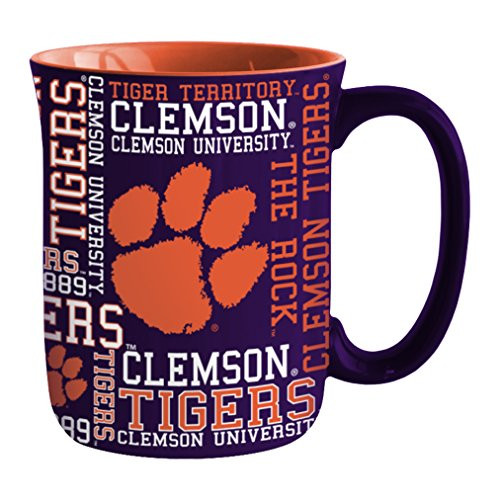 NCAA Clemson Tigers Sculpted Spirit Mug 17-ounce
