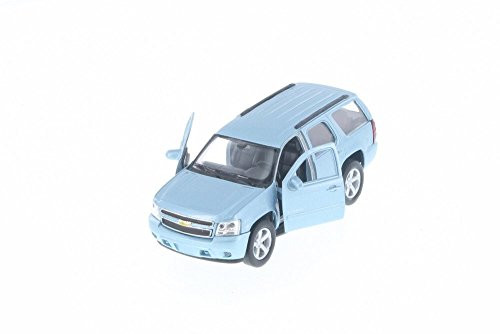 Welly 2008 Chevy Tahoe, Metallic Light Blue 43607D - 5" Long Diecast Model Toy Car but NO BOX