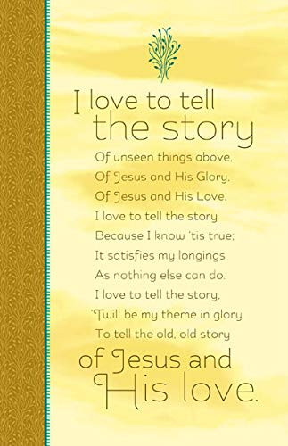 Bulletin-I Love To Tell The Story Pack Of 100