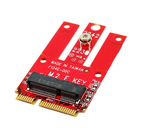 Ableconn MPEX-M2WL Mini PCIe Adapter with M_2 Key E Slot - Support PCIe and USB Based M_2 E Key and A-E Key Module for Mini PCI Express - Work for WiFi   Bluetooth M2 Module