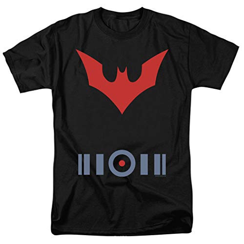 Batman Beyond Logo Costume DC Comics T Shirt   Stickers XX-Large Black