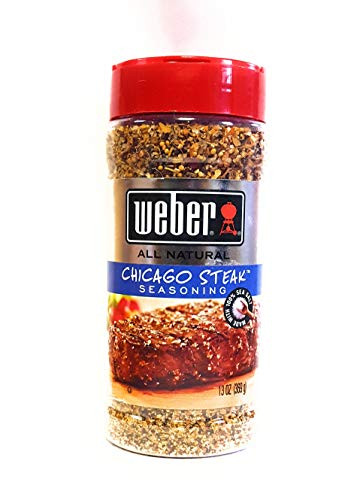 Weber All Natural Chicago Steak Seasoning- 13 Oz 2 Pack