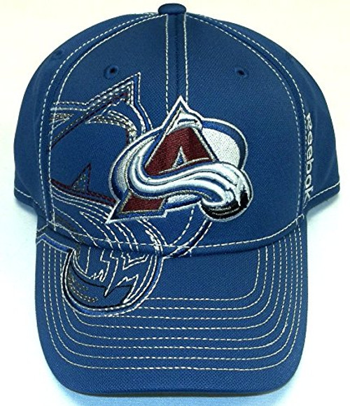 Colorado Avalanche Reebok NHL Draft Stitch Structured FlexFit Hat Cap SM - M250Z Colorado Avalanche Reebok NHL Draft Stitch Structured FlexFit Hat Cap SM - M250Z