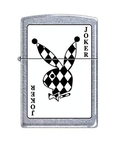 Zippo Playboy Joker Pocket Lighter Street Chrome