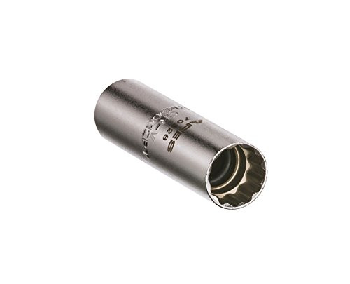 ARES 70328 | 14mm Thin Wall Spark Plug Socket | 3/8-Inch Drive 12-Point Spark Plug Socket | Walls 2mm Thinner Than Standard Spark Plug Sockets