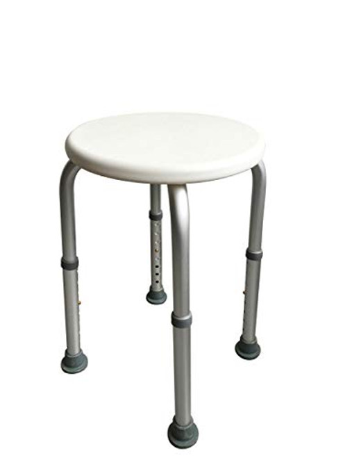 ABO Gear Bath Bench Adjustable Shower Chair Shower Bench Seat Stool White Round ABO Gear Bath Bench Adjustable Shower Chair Shower Bench Seat Stool White Round