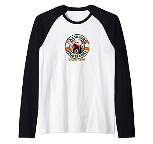 Sandbar Canes Logo Gear Raglan Baseball Tee