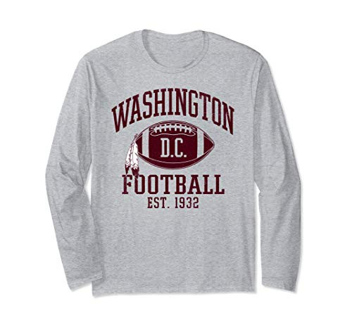 Vintage Washington Football DC Long Sleeve T-Shirt