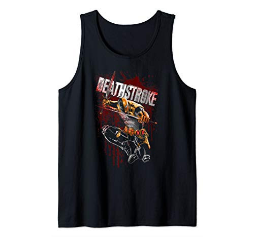 Batman Deathstroke Blood Splattered Tank Top