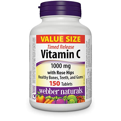 Webber Naturals Vitamin C Time Release 1000 mg 150 Tablets