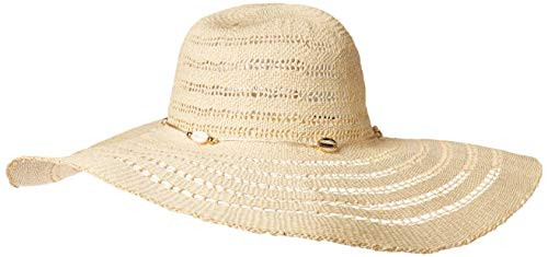 Steve Madden Womens Floppy Hat Natural One Size