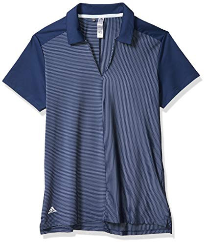 adidas Golf Stripe Polo Shirt Tech Indigo X-Small