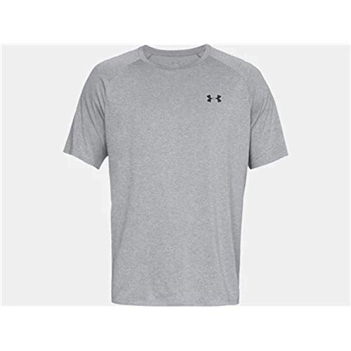 Under Armour Mens UA Tech Short Sleeve Tee 2_0 Steel XS-R