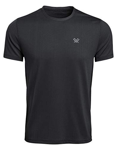 Vortex Optics Day Rucker Performance Short Sleeve T-Shirts Black Heather X-Large