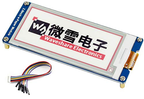 2_9inch e-Paper Display Module 296x128 E-Ink Screen for Raspberry Pi 4B3B3B2BZeroZero WZero WH and Jetson NanoCompatible with ArduinoSTM32 Red Black White Three Color SPI Interface