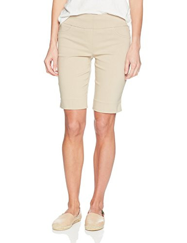 Ruby Rd_ Womens Petite Pull-on Solar Millennium Tech Short Chino 12P