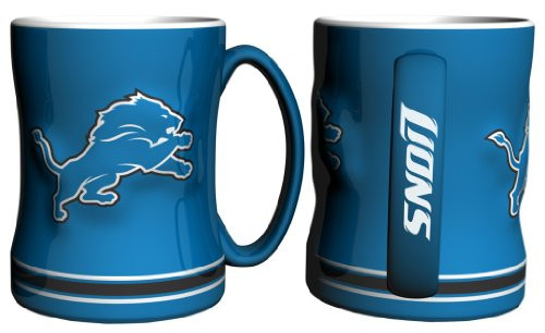 Detroit Lions Coffee Mug - 14oz Sculpted Relief
