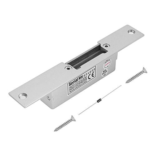 Maxmartt Access Control Electric Strike Lock NC NO Cathode for Wood Metal Door NO Electric Strike
